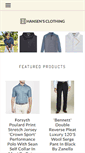 Mobile Screenshot of hansensclothing.com